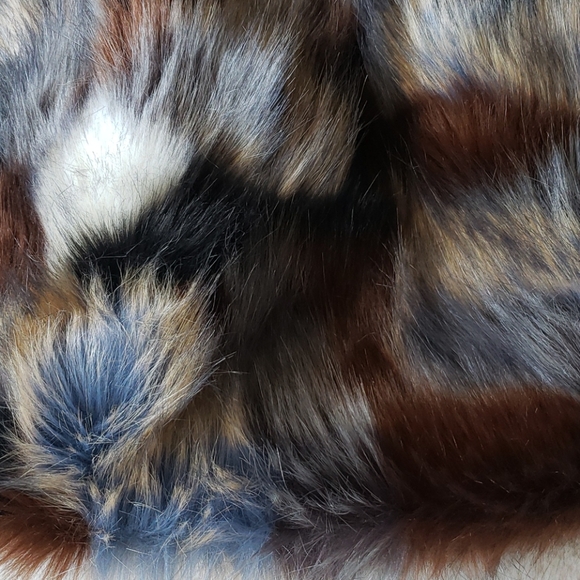 ⚜ PATCHWORK FUN FUR HANDBAG* - Picture 5 of 5